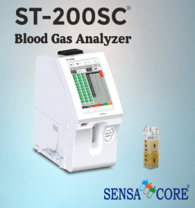 Sensa Core Introduces the Future of Blood Gas Analysis: The All New ST 200SC Blood Gas Analyzer 